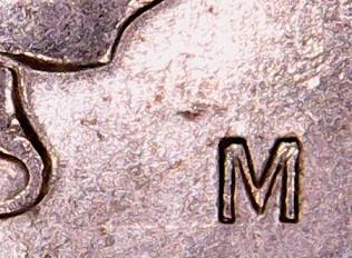 Буква М на монете 1991