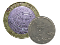 10 рублей и 2 рубля «Гагарин»