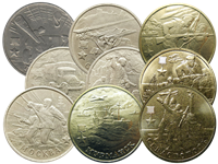 Монеты 2 рубля серии «Города-герои»