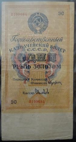 Рубль 1924 года