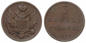 3 гроша (IB) 1819