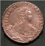 24 копейки (1/4 ливонеза) 1757