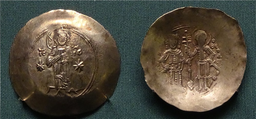 Монета Византия. Трахея (правление Мануила I)