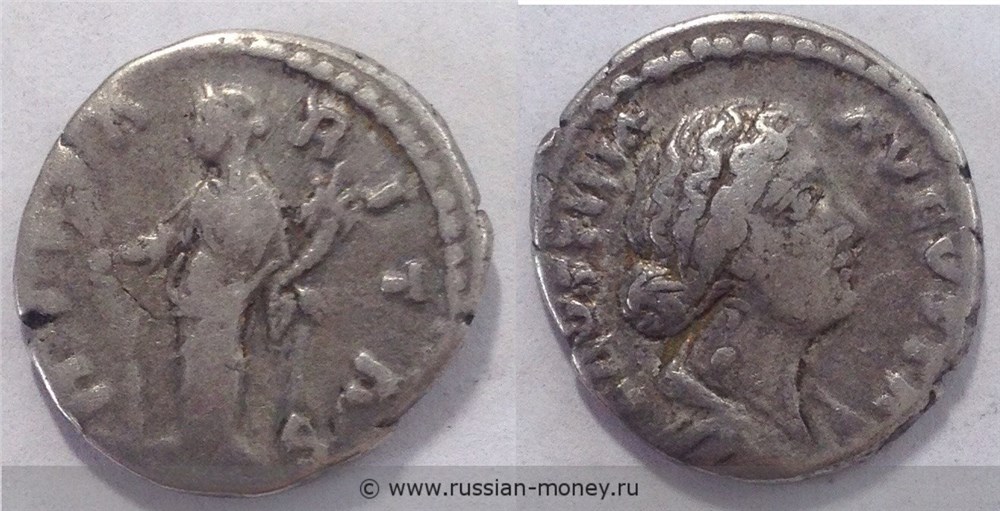 Монета Древний Рим. Денарий
