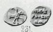 Монета Полушка (летящая вправо птица, на обороте надпись)