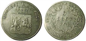 5 злотых (KG) 1831