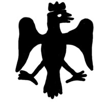 Пуло московское (орёл одноглавый, на обороте надпись). Рисунок аверса
