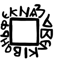 Денга (титул князя вокруг рамки, на обороте надчекан тамги). Рисунок аверса