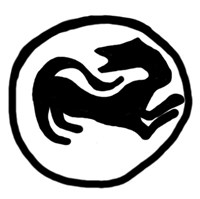Пуло (зверь вправо с развёрнутой головой, на обороте узор). Рисунок аверса