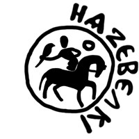 Денга (всадник с соколом вправо, круговая надпись, на обороте арабская надпись). Рисунок аверса
