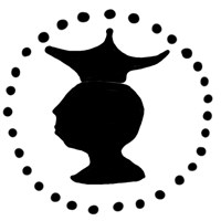 Пуло новгородское (голова в короне, на обороте надпись). Рисунок аверса