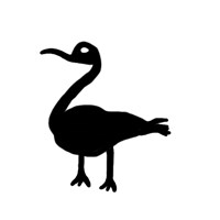 Четверетца (птица влево, на обороте надпись). Рисунок аверса