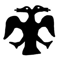 Пуло псковское (двуглавый орёл, на обороте надпись). Рисунок аверса