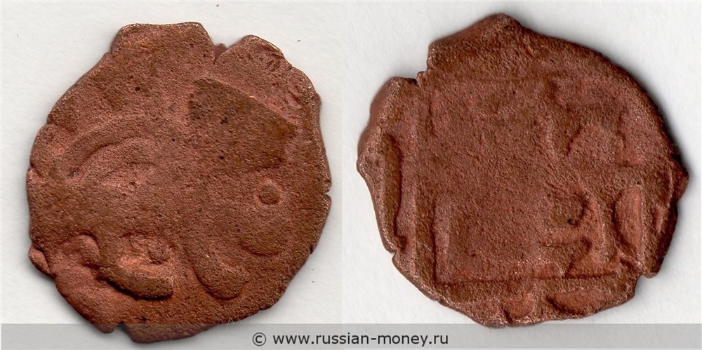 Монета Пул 1346 (737 год хиджры) года Золотая Орда. Анонимный пул