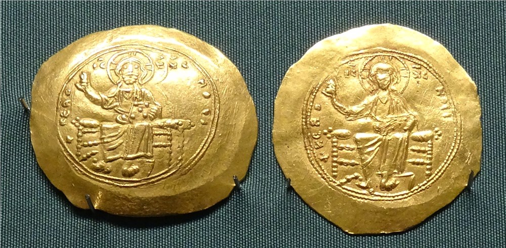 Монета Византия. Иперпер (правление Алексея I)