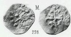 Монета Пуло (дракон влево, на обороте крест)