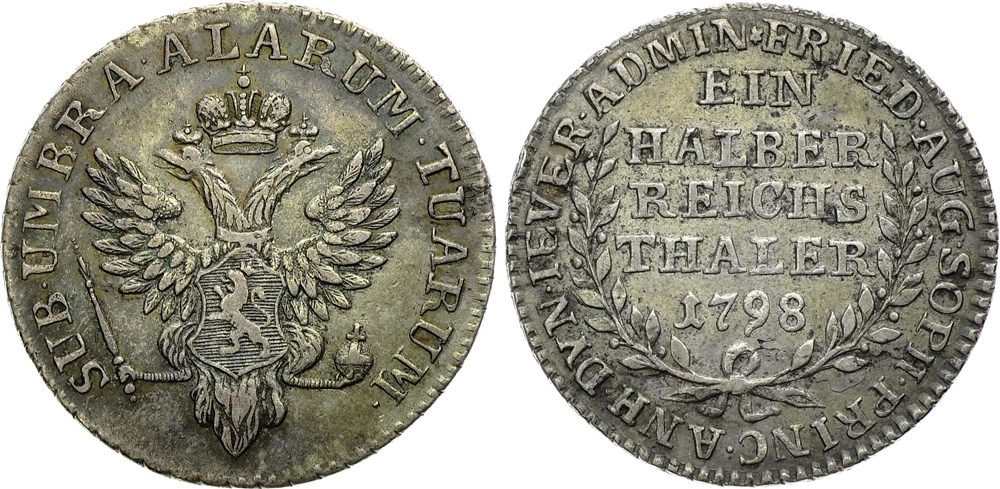 Монета Полталера 1798 года