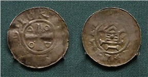 Саксония. Денарий (правление Оттона III) 