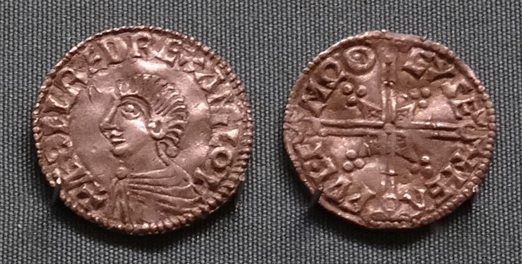 Монета Англия. Денарий (правление Этельреда II)