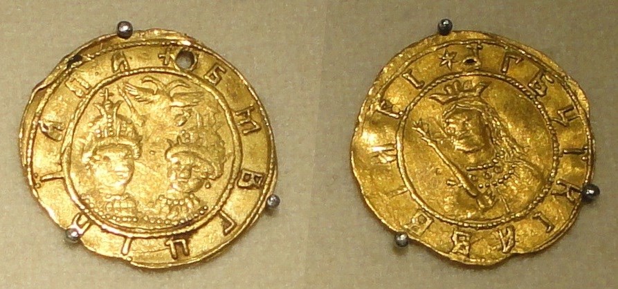 Монета Золотой угорский (портрет Софьи)