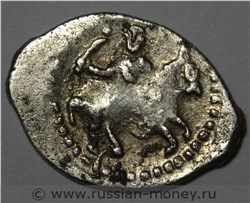 Монета Копейка московская мечевая. Стоимость. Аверс