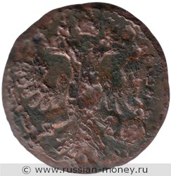Монета Полушка 1736 года. Стоимость, разновидности, цена по каталогу. Аверс