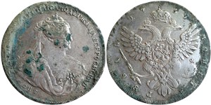 Рубль 1739 (СПБ) 1739