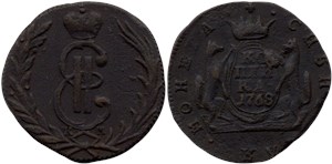Копейка 1768 (КМ, сибирская монета)