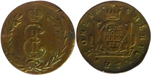 2 копейки (КМ, сибирская монета) 1779