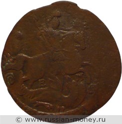 Монета 2 копейки 1773 года (ЕМ). Стоимость. Аверс