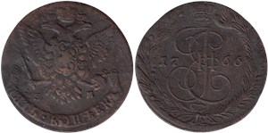 5 копеек (ЕМ) 1766