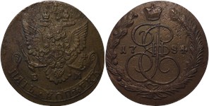 5 копеек 1784 (ЕМ) 1784