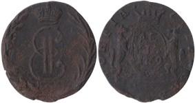 Денга 1769 (КМ, сибирская монета)