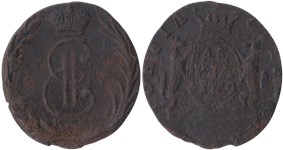 Денга 1769 (КМ, сибирская монета) 1769
