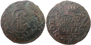 Полушка 1771 (КМ, сибирская монета)