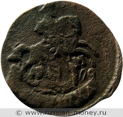Монета Полушка 1791 года (КМ). Стоимость. Аверс