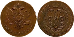 5 копеек 1758 1758
