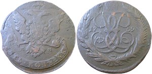 5 копеек 1759 (ММ) 1759