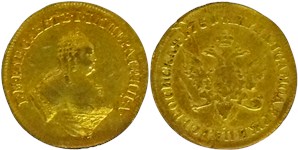 Двойной червонец 1751 (орёл, 