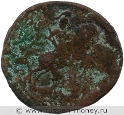 Монета Полушка 1757 года. Стоимость. Аверс