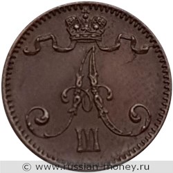 Монета 1 пенни (penni) 1888 года 1 пенни. Аверс