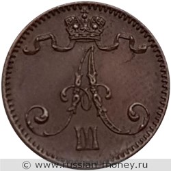 Монета 1 пенни (penni) 1888 года 1 пенни. Аверс