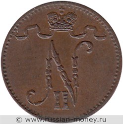 Монета 1 пенни (penni) 1905 года 1 пенни. Аверс