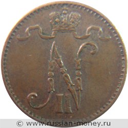 Монета 1 пенни (penni) 1915 года 1 пенни. Аверс