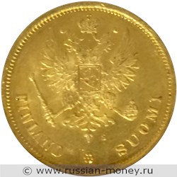 Монета 10 марок (markkaa) 1904 года (L). Аверс