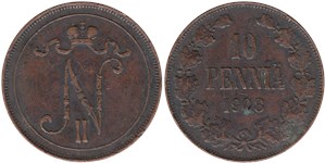 10 пенни 1908