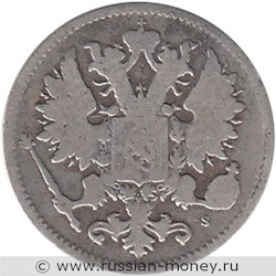 Монета 25 пенни (penniä) 1875 года (S). Аверс