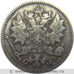 Монета 25 пенни (penniä) 1901 года (L). Аверс
