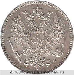 Монета 50 пенни (penniä) 1916 года (S). Аверс
