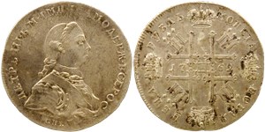 Рубль 1762 (СПБ СЮ, монограмма) 1762